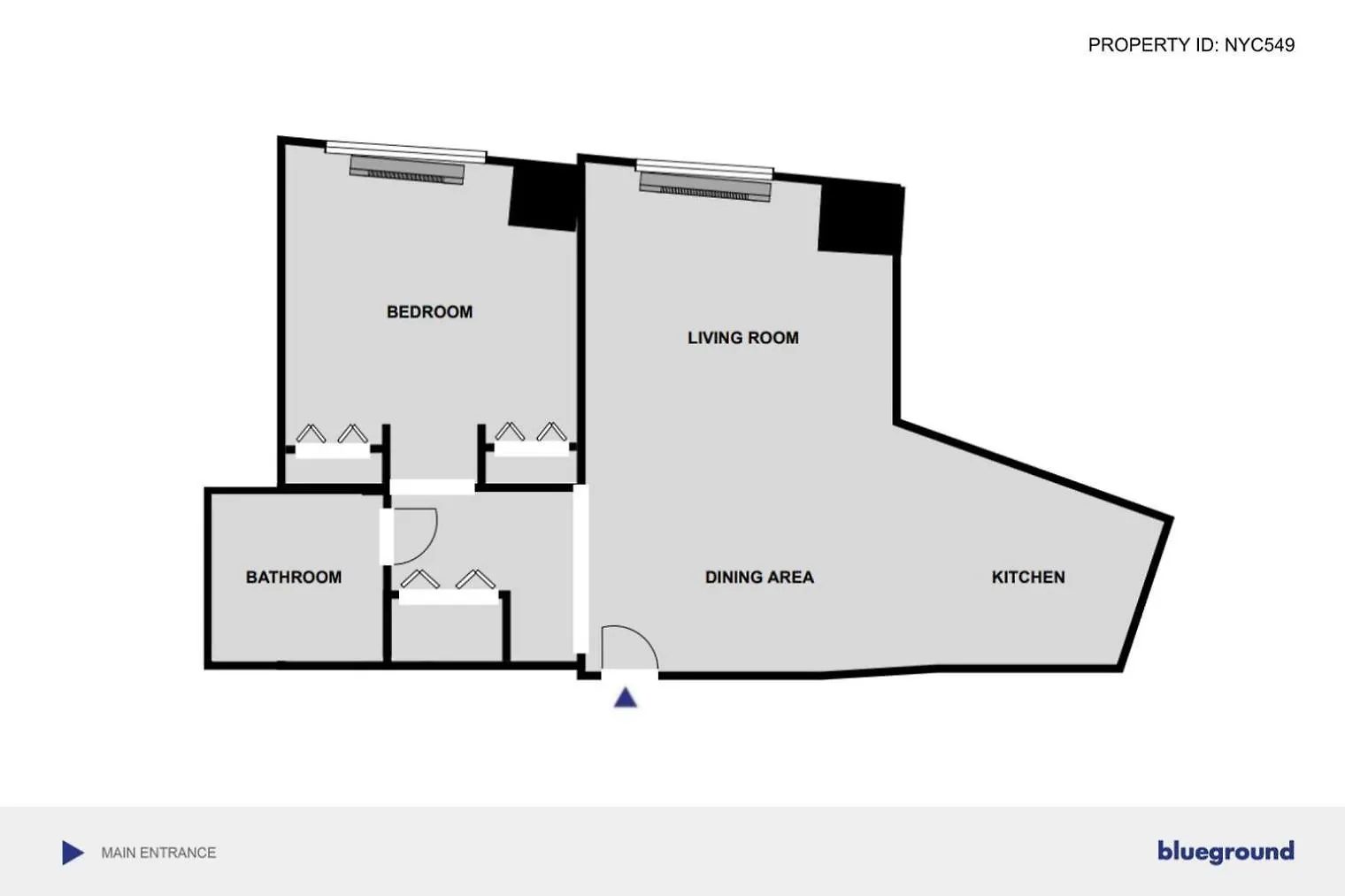 Апартаменты Blueground Union Sq Gym Across From Park Nyc-549 Нью-Йорк
